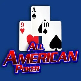 All American Poker casino game by RTG (Reel Time Gaming) – featured logo at Vanguards Casino
