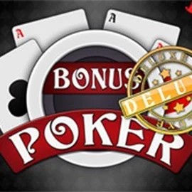 Official Table Games logo: Bonus Poker Deluxe - 3 Hands by RTG (Reel Time Gaming) at Vanguards Casino