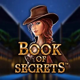 Book of Secrets slot logo by SYNOT Games at Vanguards Casino