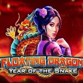 Floating Dragon Year of the Snake slot icon by Pragmatic Play, available at Vanguards Casino