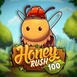 Honey Rush 100 logo – Slots by Play'n GO at Vanguards Casino