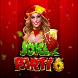 Joker Party 6 logo by Greentube at Vanguards Casino