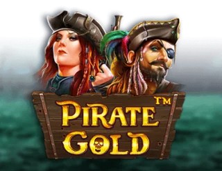 Pirate Gold slot logo by Pragmatic Play at Vanguards Casino